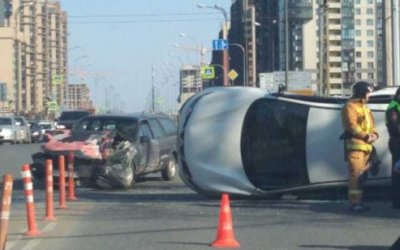 Два человека пострадали в ДТП в Петербурге