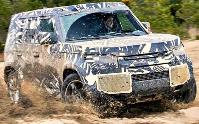 Новый Land Rover Defender поехал в Африку