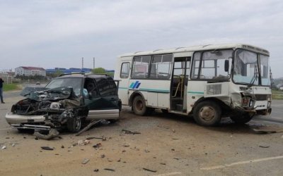 Автобус попал в ДТП в Рузаевском районе Мордовии