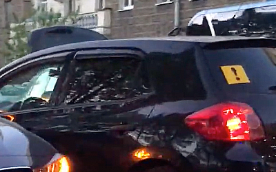 В Петербурге хэтчбэк Toyota с знаком