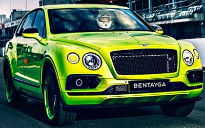 В Россию привезли эксклюзивный Bentley Bentayga