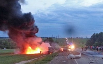 Водитель иномарки погиб в ДТП под Тамбовом