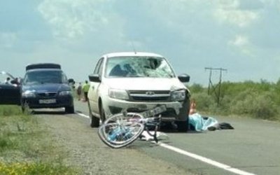 В Оренбургской области в ДТП погибла 14-летняя велосипедистка