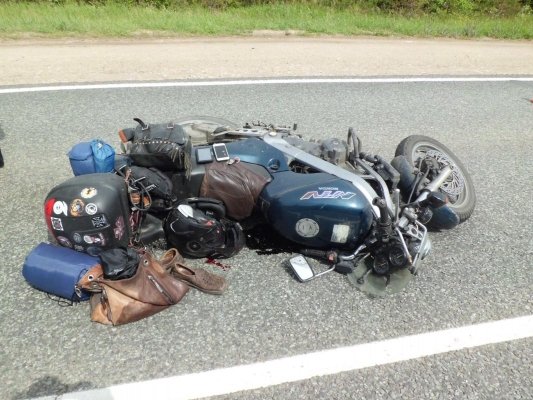 Мотоциклист погиб в ДТП на трассе Елабуга – Пермь
