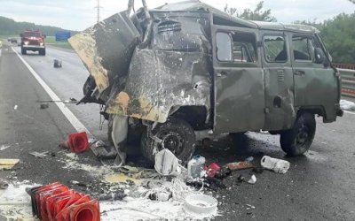 В Башкирии грузовик насмерть сбил четверых рабочих