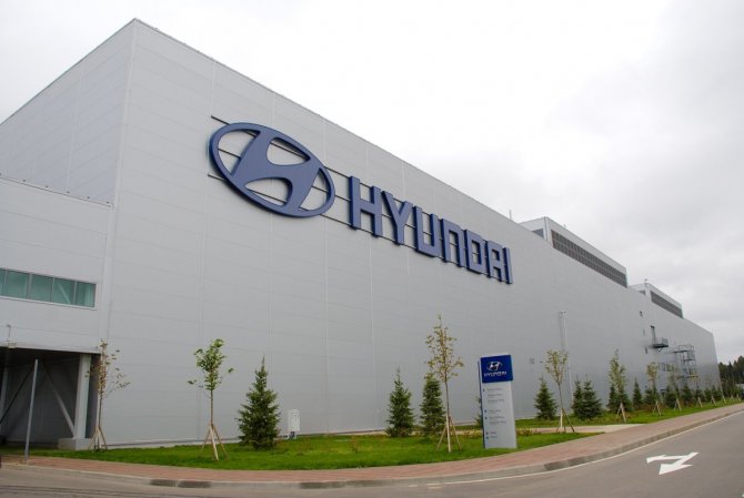 Завод Hyundai в Санкт-Петербурге