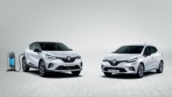 Представлены два гибридомобиля Renault