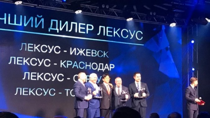 Лексус — Краснодар признан лучшим в трех номинациях на ежегодной дилерской конференции Lexus