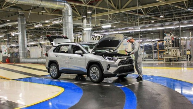 Завод Toyota в Санкт-Петербурге установил рекорд по сборке машин