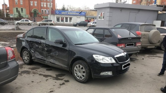 Двое детей пострадали в ДТП в центре Омска