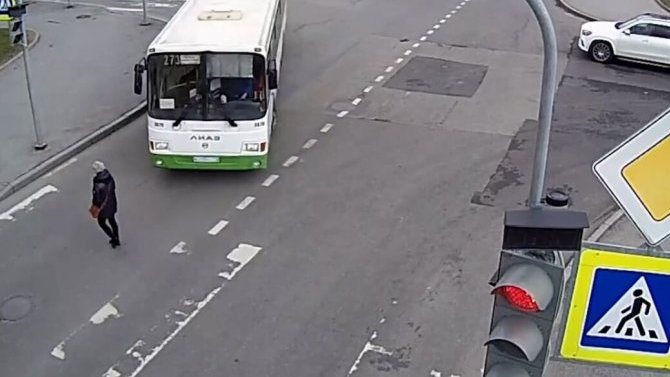В Пушкине автобус сбил женщину