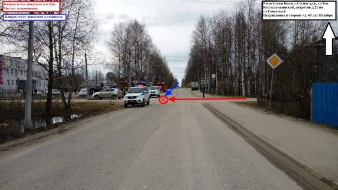 В ДТП в Сосногорске погиб мотоциклист
