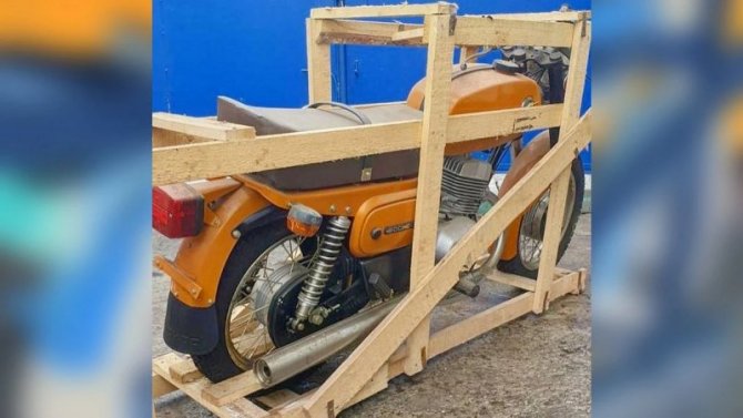 Найдены советские мотоциклы в заводской упаковке