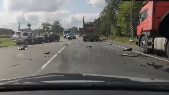 На Киевском шоссе в Ленобласти погиб человек