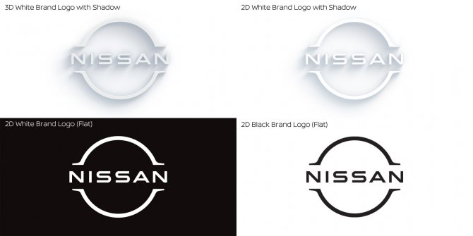 Новый логотип Nissan - примеры использования 8