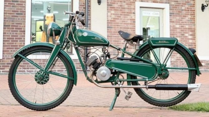 Найден и восстановлен редкий послевоенный мотоцикл