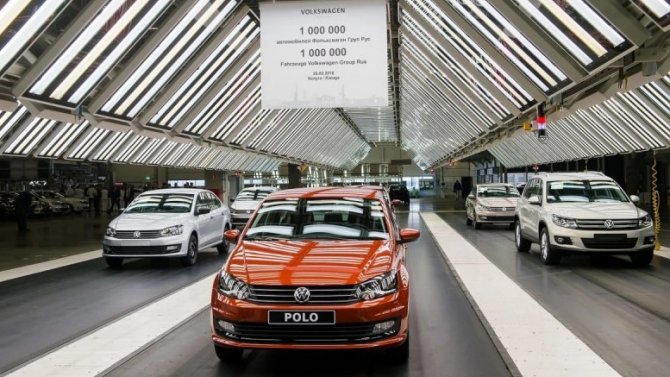 Калужский завод Volkswagen ушёл на летние каникулы