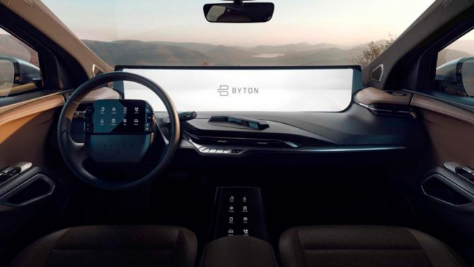 Byton M-Byte салон