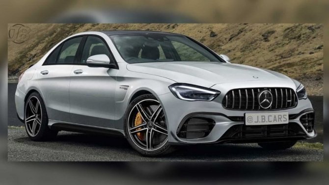 Сфотографирован «мул» обновлённого Mercedes-AMG C63