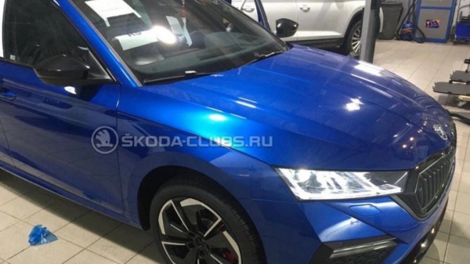 В России замечена «заряженная» Skoda Octavia RS