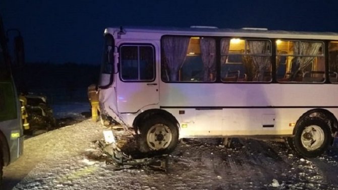 В ДТП с автобусом в Челябинской области погиб человек