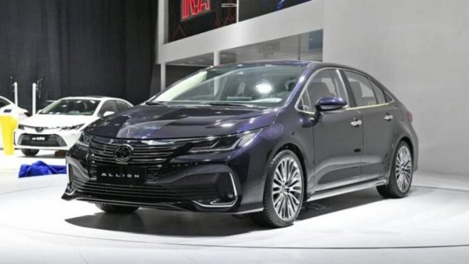 Новый седан Toyota Allion поступит в продажу весной