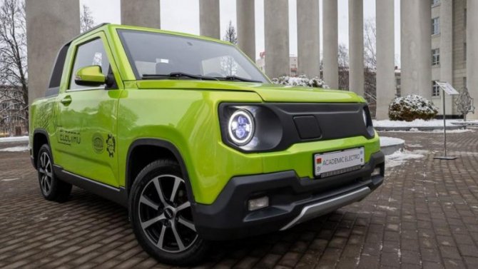 В Беларуси создан компактный электропикап