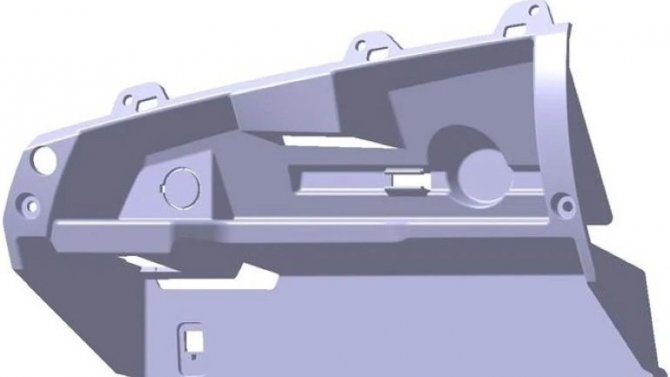 «АвтоВАЗ» запатентовал новый «бардачок» для Lada Granta FL