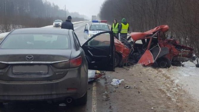 В ДТП в Смоленской области погиб водитель ВАЗа