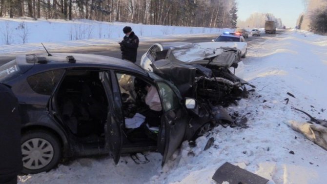 Пассажирка иномарки погибла в ДТП на трассе Ижевск – Воткинск