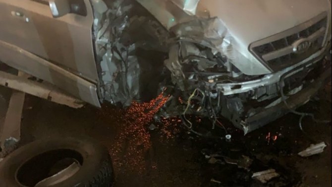 На Петергофском шоссе в Петербурге пьяный водитель снес столб