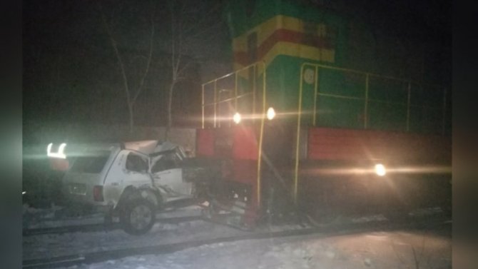 Удивительная случайность: «Ниву» в Оренбурге протаранил поезд, и при этом никто не погиб