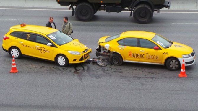 Возросло число погибших в авариях с такси
