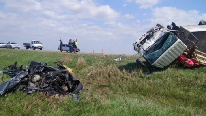 Два человека погибли в ДТП с грузовиком в Омской области