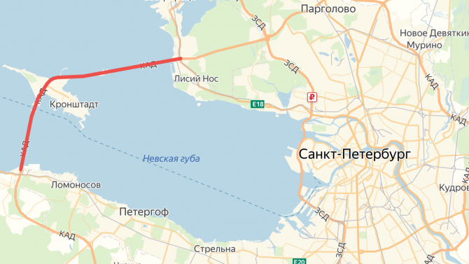 В Санкт-Петербурге полностью перекроют КАД в день проведения военно-морского парада
