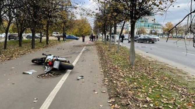 В Твери — смертельное ДТП: водитель KIA не уступил дорогу мотоциклисту