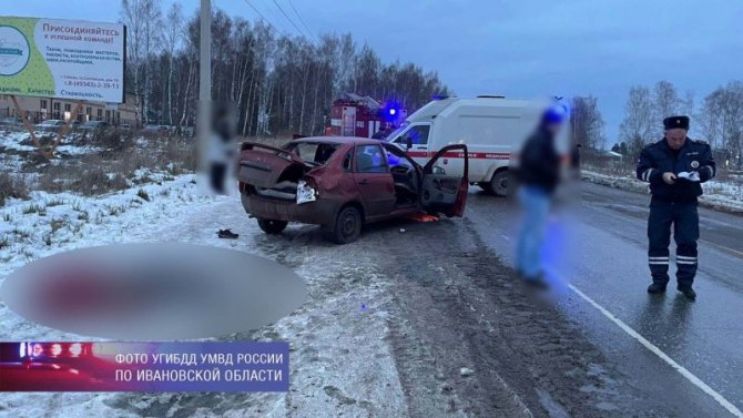 В ДТП в Тейковском районе Ивановской области погиб водитель «Лады»