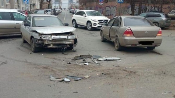 Женщина пострадала в ДТП в Волжском районе Саратова