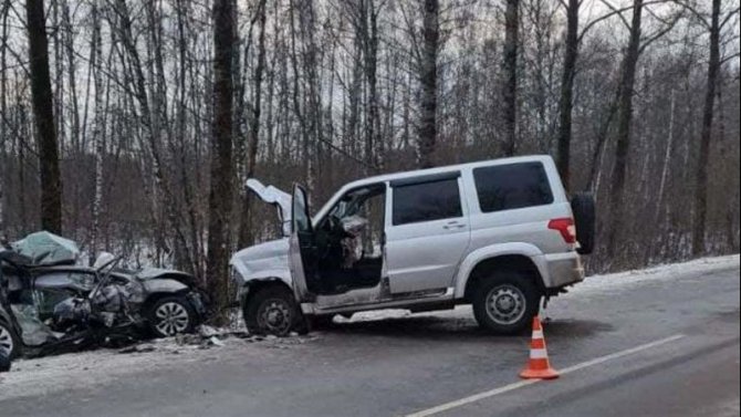 Два человека погибли в ДТП в Тульской области