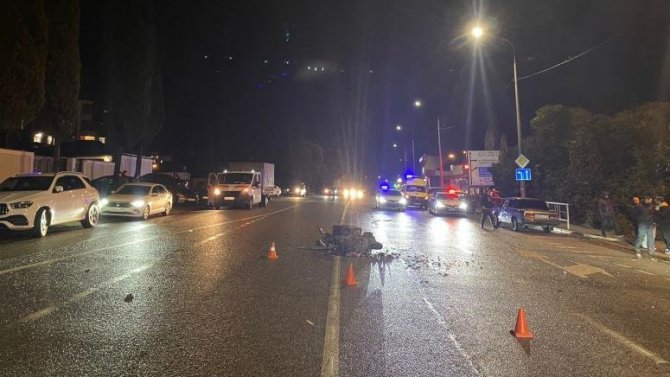 20-летний водитель скутера погиб в ДТП в Сочи