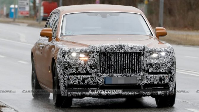 Обновлённый Rolls-Royce Phantom почти лишился камуфляжа