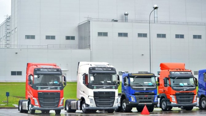 В России приостановлен выпуск грузовиков Volvo