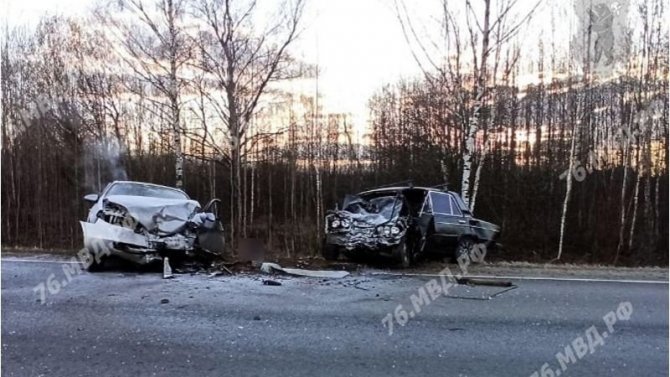 В ДТП в Тутаевском районе Ярославской области погиб человек