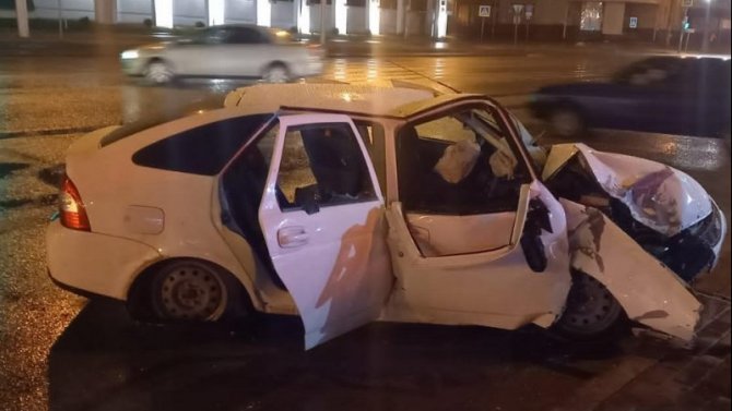 Три человека пострадали в ДТП с двумя «Ладами» в Липецке