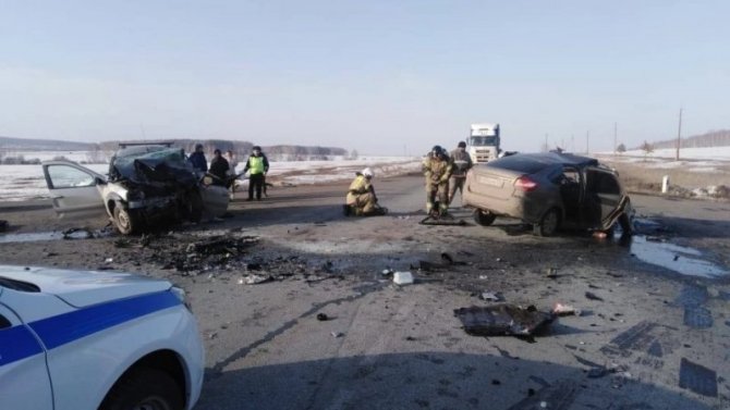 Четыре человека погибли в ДТП с двумя «Ладами» в Верхнеуральском районе Челябинской области