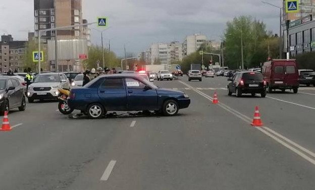 В ДТП в Кирово-Чепецке пострадал мотоциклист (1)