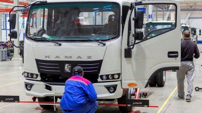 КамАЗ начал тестовую сборку кабин для новых грузовиков из семейства «Компас»