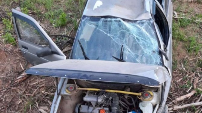 Водитель погиб при опрокидывании машины в Ершовском районе Саратовской области