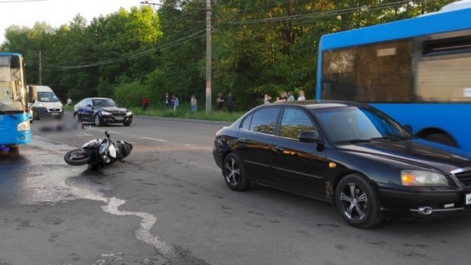 24-летний мотоциклист погиб в ДТП в Брянске