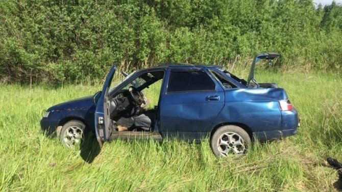В Мордовии при опрокидывании ВАЗа погиб водитель